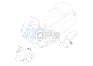 PRIMAVERA 50 4T-3V NOABS E4 (APAC) drawing Wheel housing - Mudguard