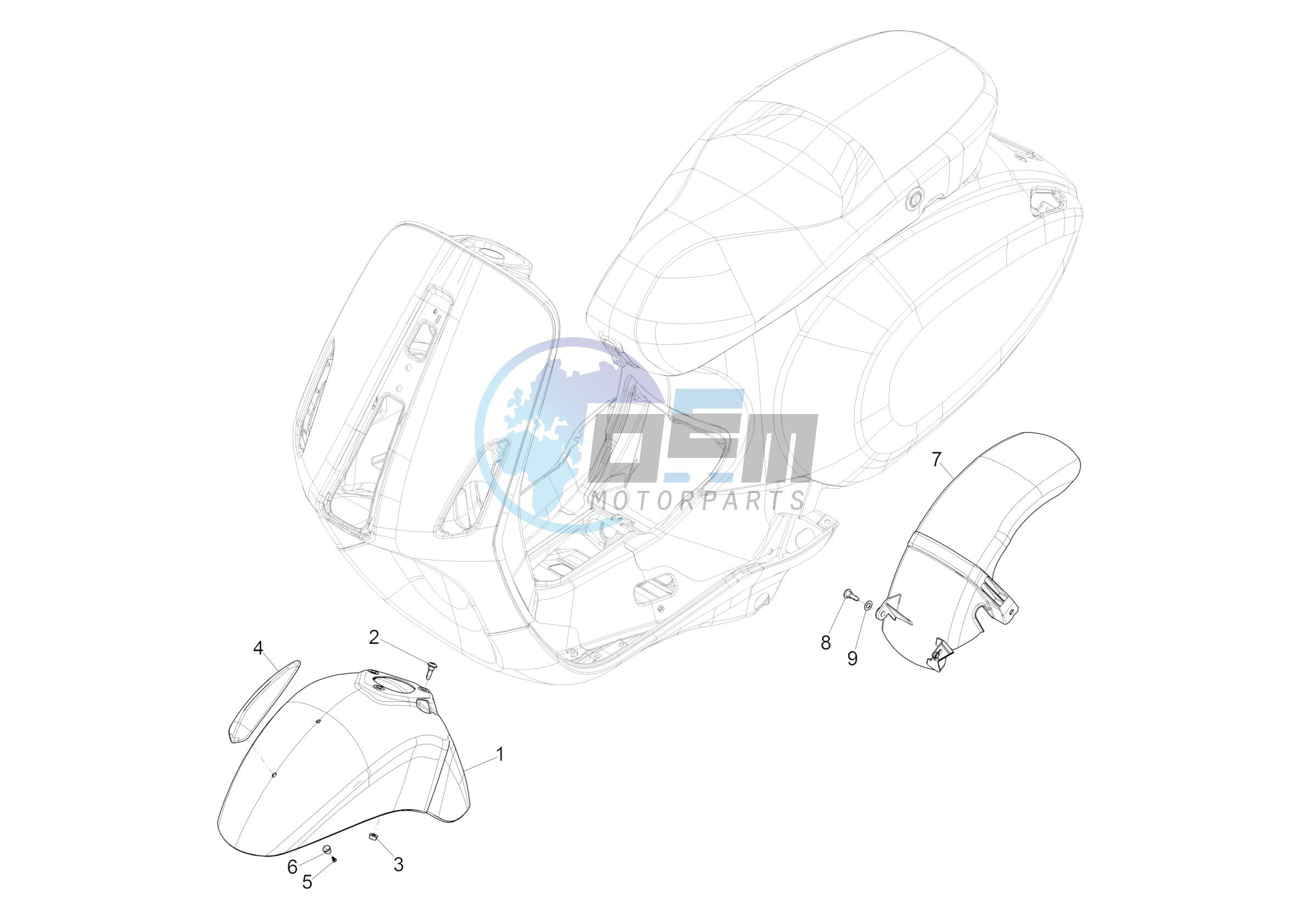 Wheel housing - Mudguard