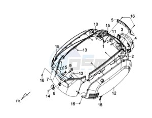 TONIK 50CC drawing MOTOR COWLING L / R / TAIL LIGHT