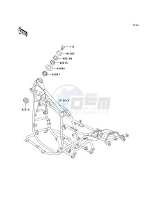 KZ 1000 P [POLICE 1000] (P20-P24) [POLICE 1000] drawing FRAME