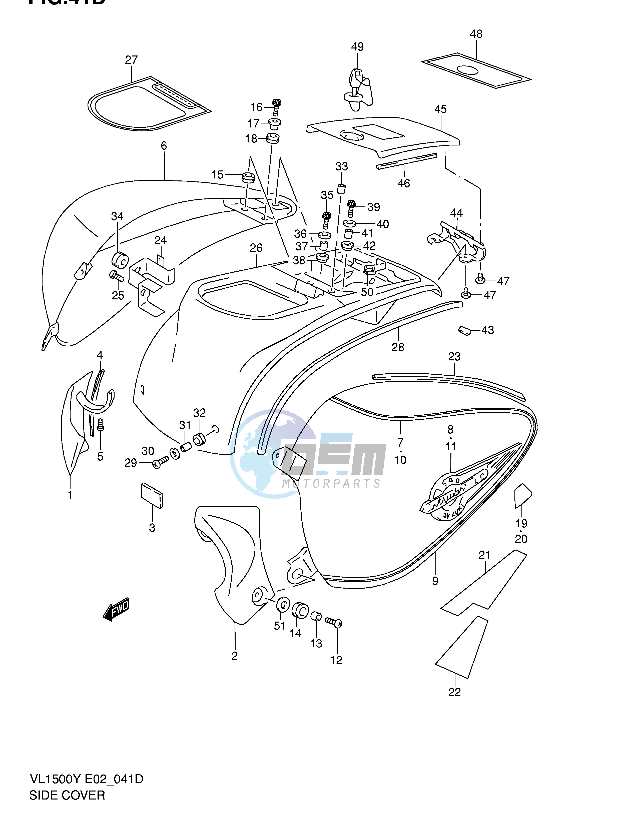 SIDE COVER (MODEL K2)