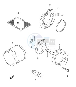 SV1000 (E2) drawing OIL PUMP