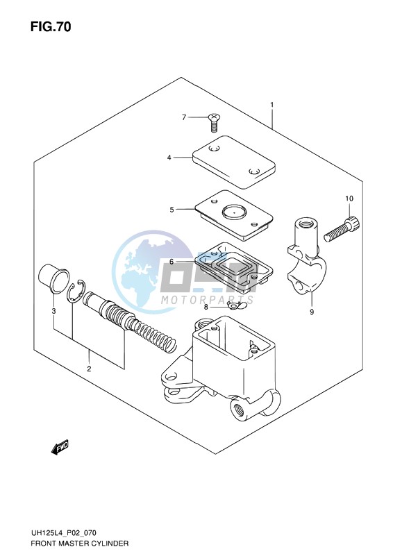 FRONT MASTER CYLINDER