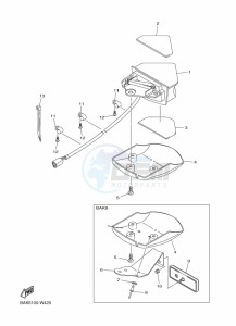 WR250F (BAK9) drawing TAILLIGHT