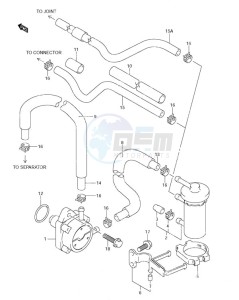 DF 115 drawing Fuel Pump (S/N 681518 & Newer)