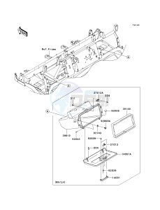 KAF 620 M [MULE 4010 4X4] (M9F) M9F drawing FRONT BOX