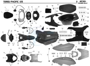 TOREO-PACIFIC-125-PACIFIC drawing COWLING