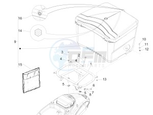 Liberty 125 4t ptt (SL) SL drawing Rear luggage rack