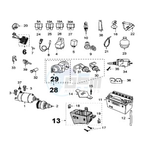 SAT125 drawing ELECTRIC PART