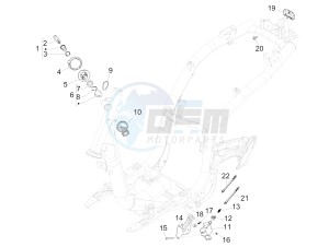 Liberty 150 iGet 4T 3V ie ABS (APAC) drawing Locks