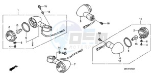 VT750C2F9 Australia - (U / KMH MME) drawing WINKER