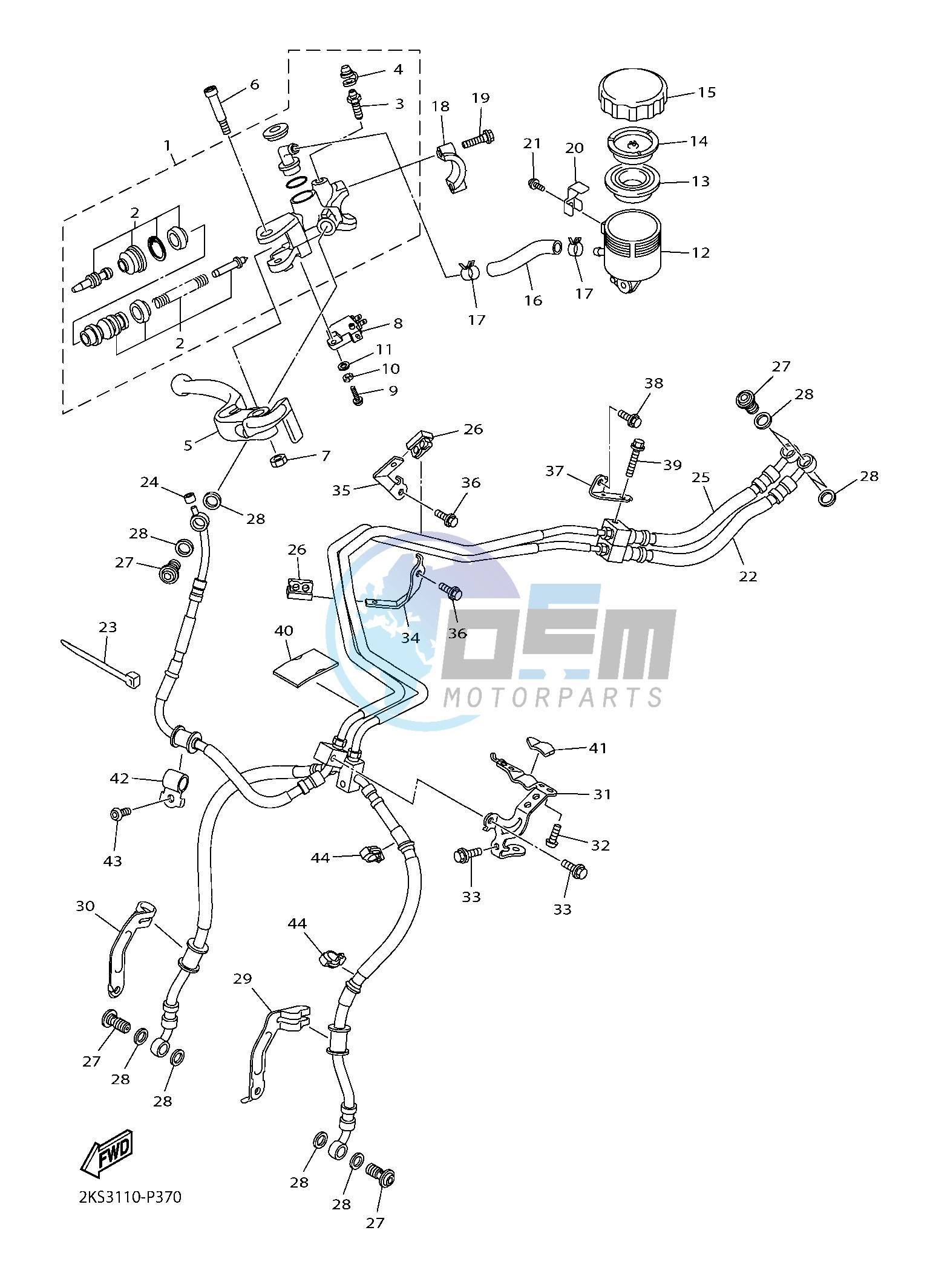 FRONT MASTER CYLINDER