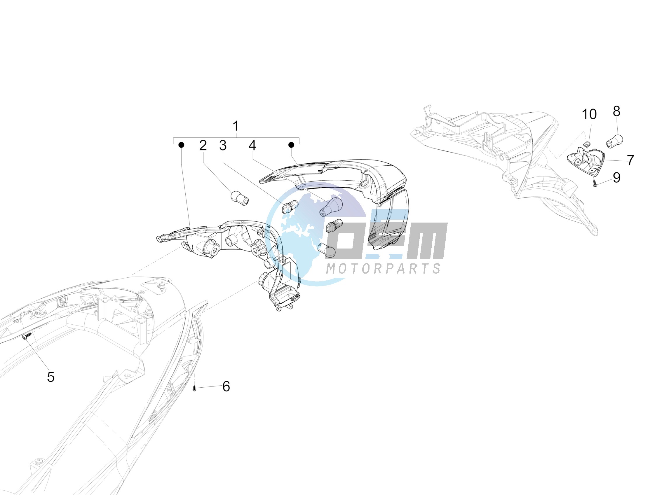 Rear headlamps - Turn signal lamps