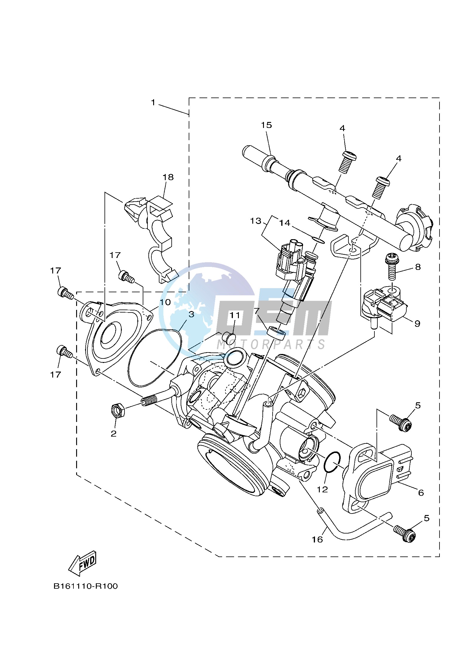 THROTTLE BODY ASSY 1