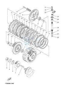 XT660Z TENERE (2BD3) drawing CLUTCH