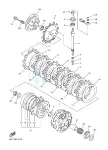 FZ8-S FZ8 FAZER 800 (42PD 42PF) drawing CLUTCH