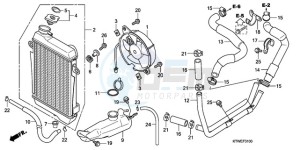 SH300AR9 UK - (E / ABS MKH SPC) drawing RADIATOR