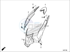 NSC110MPDH UK - (E) drawing BODY COVER