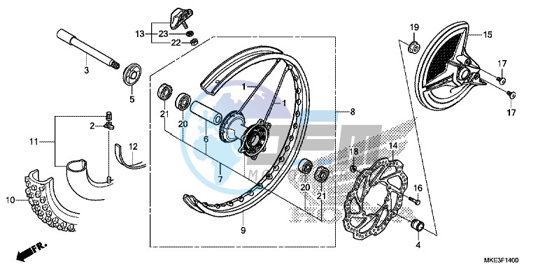 FRONT WHEEL