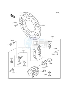 VULCAN 900 CUSTOM VN900CFFA GB XX (EU ME A(FRICA) drawing Front Brake