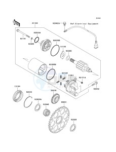 JH 1200 A [ULTRA 150] (A1-A4) [ULTRA 150] drawing STARTER MOTOR-- JH1200-A1_A2- -