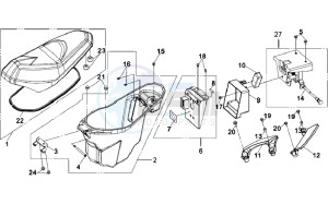 JET SPORT X R 25KMH 50 drawing BUDDYSEAT - HELMET BOX - CARRIER