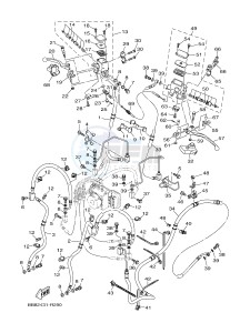 MWS150 MWS150-A TRICITY 155 (BB89) drawing FRONT MASTER CYLINDER