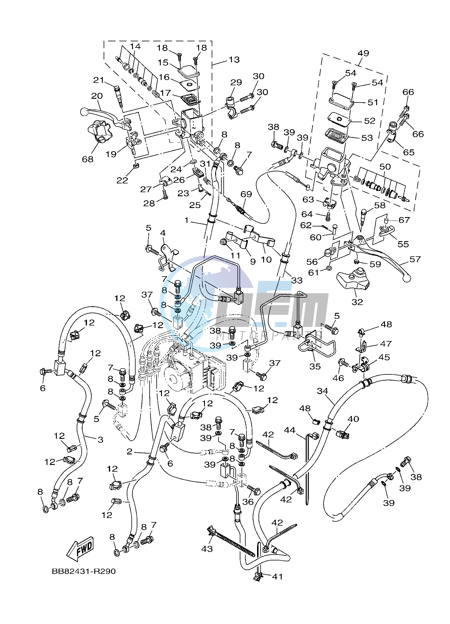 FRONT MASTER CYLINDER