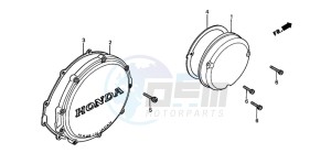 CBX750P2 drawing RIGHT CRANKCASE COVER