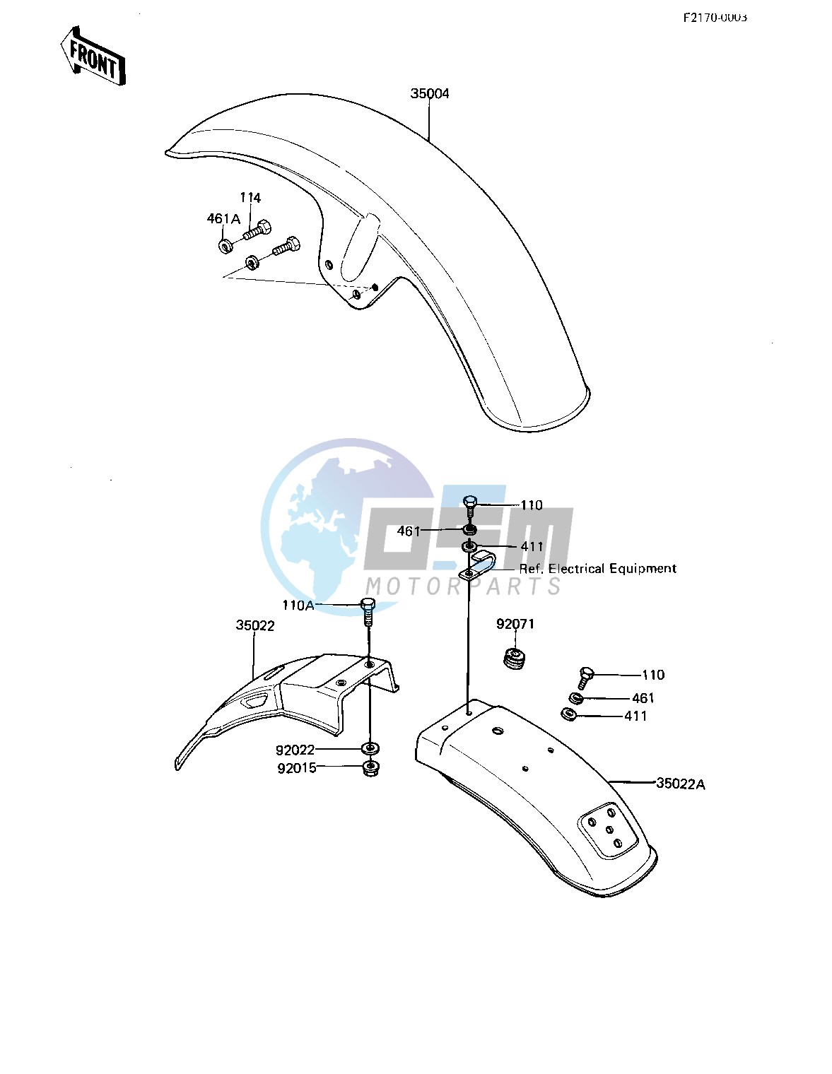 FENDERS -- 81-82 H1_H2- -