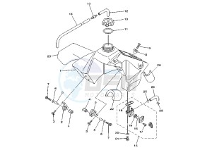 YZ N-LW 80 drawing FUEL TANK