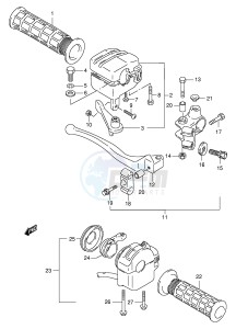 LT-F160 (P24) drawing HANDLE SWITCH