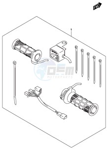 DL250 drawing OPTIONAL (GRIP HEATER SET)