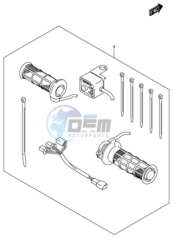 OPTIONAL (GRIP HEATER SET)