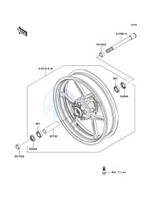 ER-6f EX650A6F GB XX (EU ME A(FRICA) drawing Front Hub