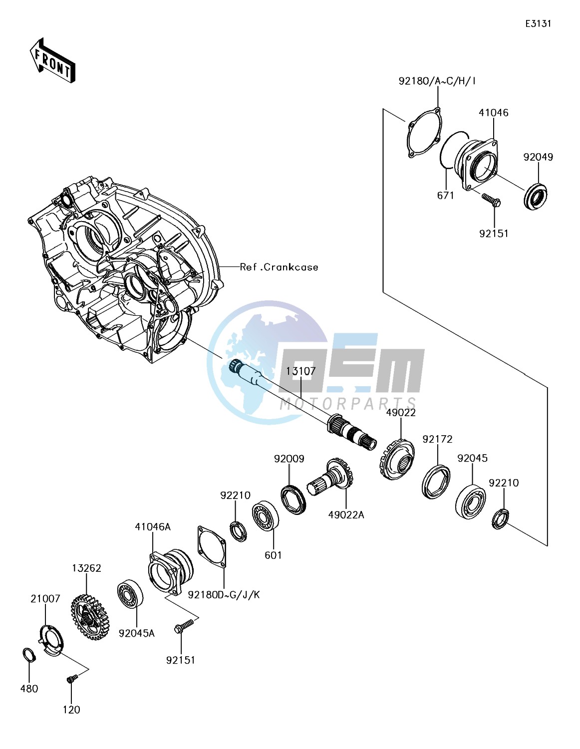 Front Bevel Gear