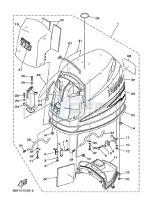 F115AETL drawing FAIRING-UPPER