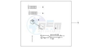 XL700V9 Europe Direct - (ED / SPC) drawing HEATED GRIPS