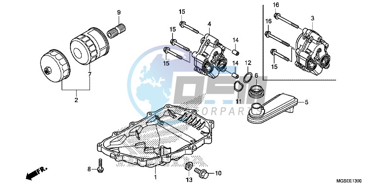 OIL PAN/ OIL PUMP