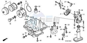 CBR600RR9 Europe Direct - (ED / MME) drawing OIL PAN/OIL PUMP