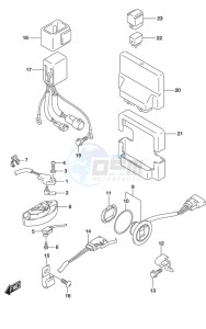 DF 250 drawing PTT Switch/Engine Control Unit