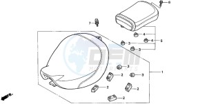 VT750C drawing SEAT