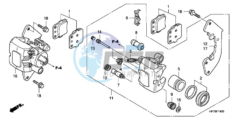 FRONT BRAKE CALIPER