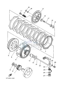 DT125 (3TTR) drawing CLUTCH