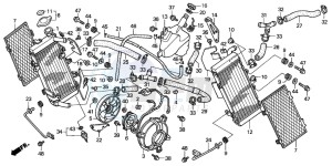 XL1000V VARADERO drawing RADIATOR