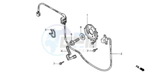 VT1100C drawing PULSE GENERATOR (VT1100CV/CW/C2V/C2W)