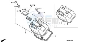 CBR125RW9 Australia - (U) drawing CYLINDER HEAD COVER