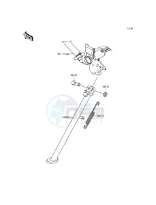 KLX250 KLX250SFF XX (EU ME A(FRICA) drawing Stand(s)