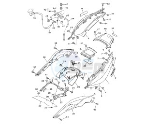 XP T-MAX 500 drawing REAR BODY