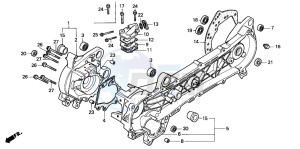 PK50SM drawing CRANKCASE